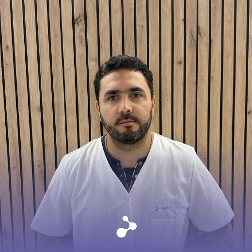 Luciano Ezequiel Herlein, fisioterapeuta del Centro de día Vilamarí